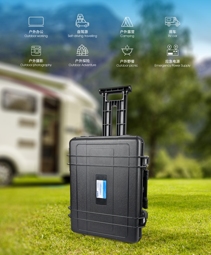 黄瓜视频IOS拉箱式户外电源YT3000Xpro应用场景